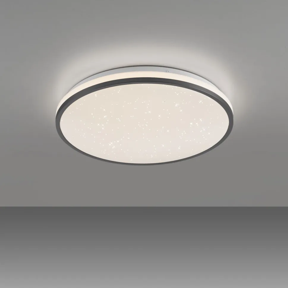 LED Deckenleuchte Nachthimmel Schwarz 3000 K dimmbar