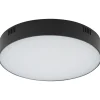 LED Deckenleuchte Schwarz Ø 21 cm 4000 K 3000 lm Modern