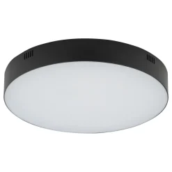 LED Deckenleuchte Schwarz Ø 30 cm 3000 K 4300 lm innen
