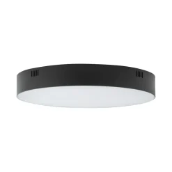 LED Deckenleuchte Schwarz Ø 30 cm 3000 K 4300 lm innen