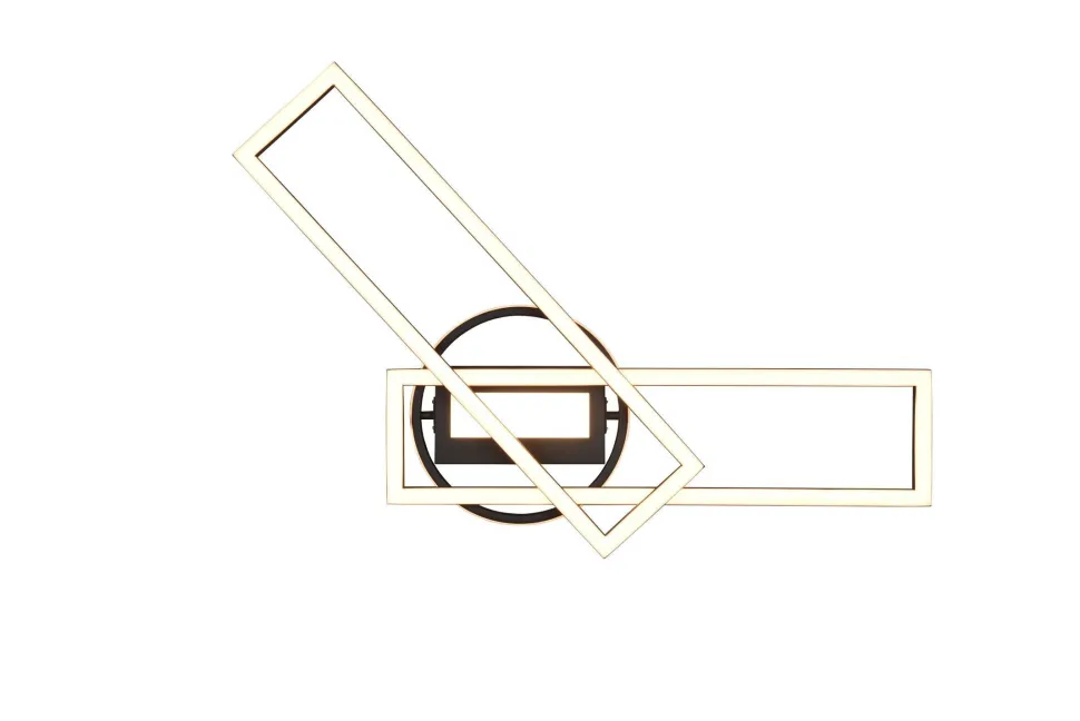 LED Deckenleuchte Schwarz Dimmer Fernbedienung 4500 lm