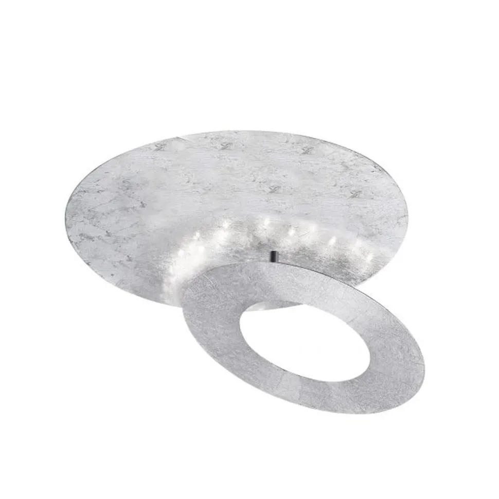 LED Deckenleuchte schwenkbar Ø34 cm 6 W in Blattsilber