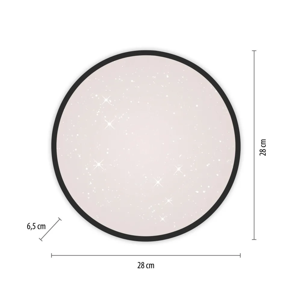 LED Deckenleuchte Sternenhimmel 1380 lm 3000 K dimmbar