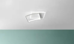 LED Deckenleuchte Weiß Silber 40 W 4800 lm L:42 cm