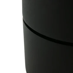 LED Deckenspot Metall Schwarz Ø78 cm rund 8 W 2700 K