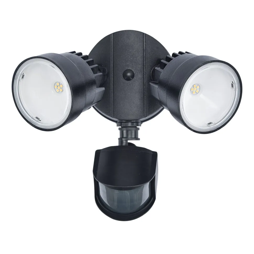 LED Deckenspot Sensor verstellbar IP54 Schwarz 5000 K