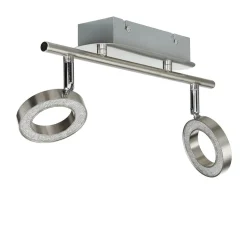 LED Deckenstrahler länglich 34 cm 2-flammig Wohnzimmer