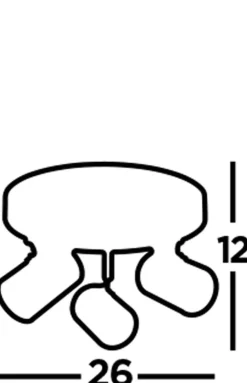 LED Deckenstrahler Weiß 3000 K 3-flammig Ø 26 cm rund