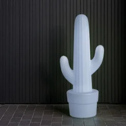 LED Dekolampe außen Farbwechsel dimmbar 100 cm IP65 Kaktus