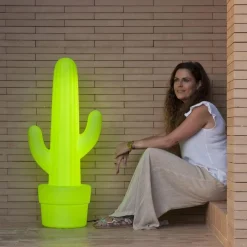 LED Dekoleuchte außen 100 cm IP65 6000K Stecker Kabel Grün