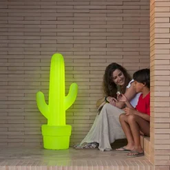 LED Dekoleuchte außen 100 cm IP65 6000K Stecker Kabel Grün