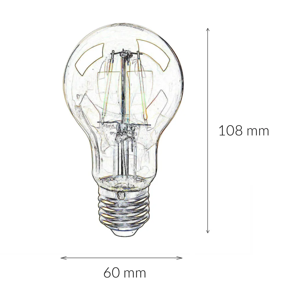 LED Edison Lampe Fassung E27 Filament Leuchtmittel - LM106