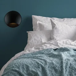 LED Einbauleuchte Wand Aluminium Ø 6,2 cm IP65 Schwarz