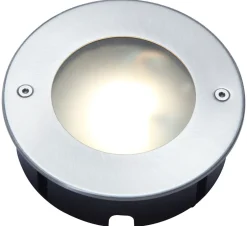 LED Einbaustrahler Aluminium IP67 rund Ø12 cm Nickel