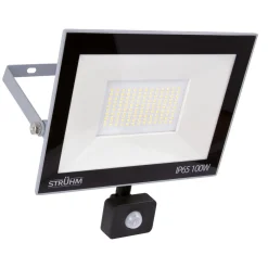 LED Flutlicht Strahler mit Bewegungsmelder IP65 6200 K 8380 lm