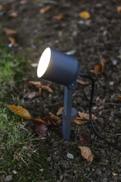 LED Gartenstrahler Aluminium verstellbar Erdspieß IP54
