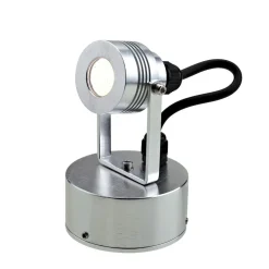 LED Gartenstrahler mit Kabel rund Aluminium IP54