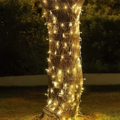 LED Girlande außen Solar IP44 2100 K 100 cm lang