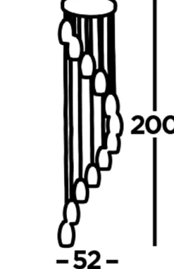 LED Hängelampe Chrom Rauchgrau 3000 K 1705 lm Metall