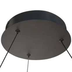 LED Hängelampe Metall Kunststoff 80 cm rund 60 W 2700 K