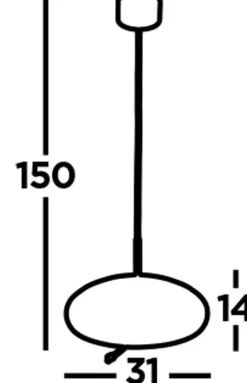 LED Hängelampe Rauchglas Ø 31 cm rund Grau Schwarz 2700 K