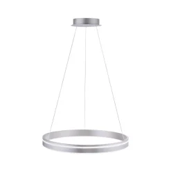 LED Hängelampe Ring Ø59 cm 4550 lm dimmbar in Stahl