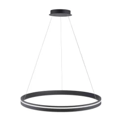 LED Hängelampe Ring Anthrazit Ø79 cm 7000 lm dimmbar