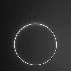 LED Hängelampe Schwarz 3000 K 660 lm Metall Ø 60 cm Ring