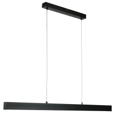 LED Hängelampe Schwarz Metall dimmbar L: 100 cm Modern