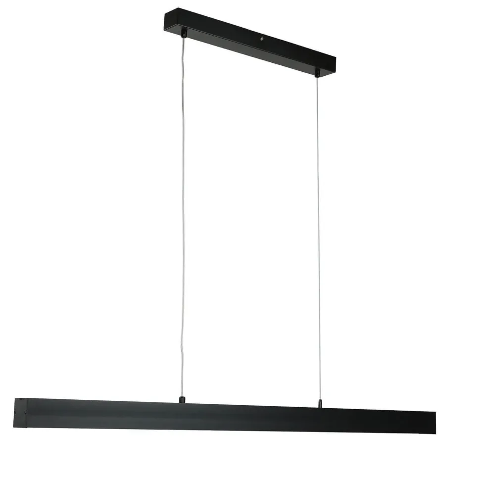 LED Hängelampe Schwarz Metall dimmbar L: 100 cm Modern