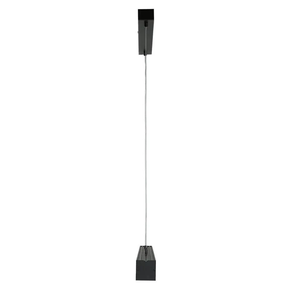 LED Hängelampe Schwarz Metall dimmbar L: 100 cm Modern