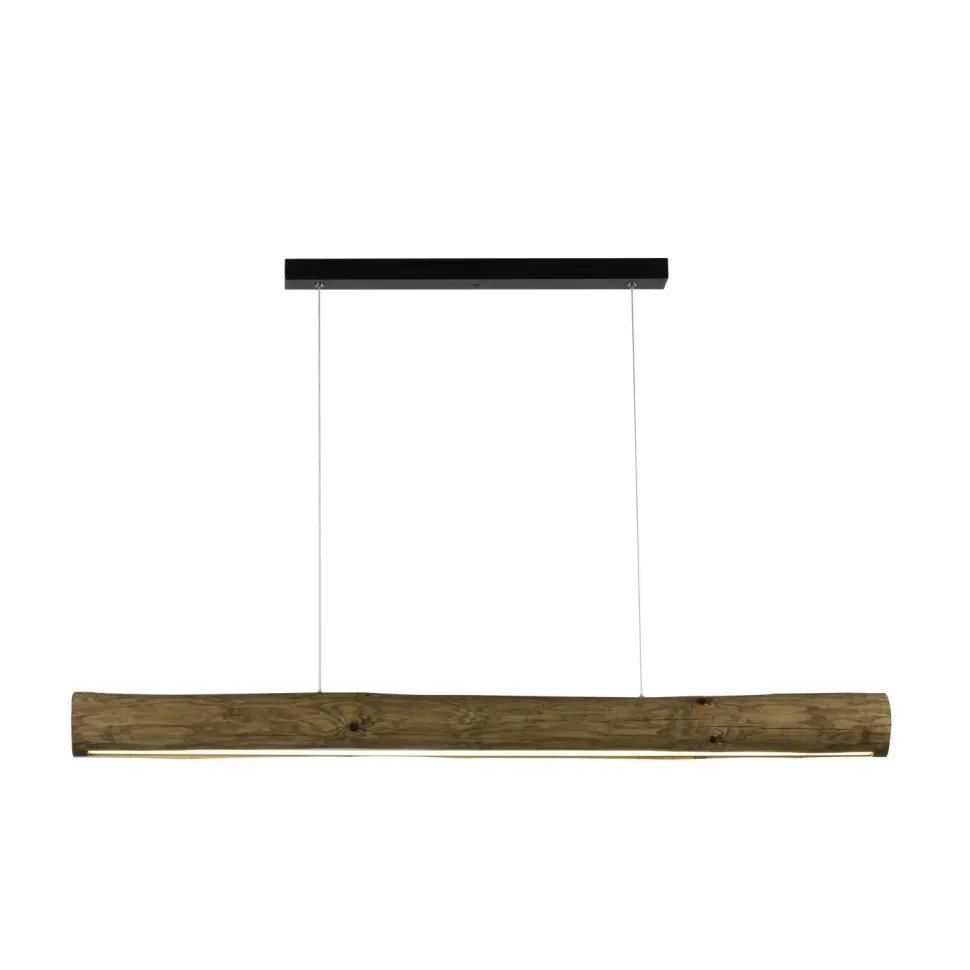 LED Hängelampe Touch Dimmer Holz 3000K 115cm lang