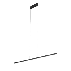 LED Hängeleuchte 3000 K 1150 lm Schwarz B; 150 cm länglich