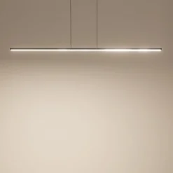 LED Hängeleuchte 3000 K 1150 lm Schwarz B; 150 cm länglich