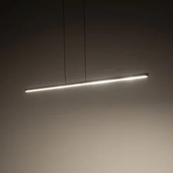 LED Hängeleuchte 3000 K 1150 lm Schwarz B; 150 cm länglich