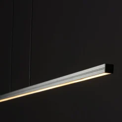 LED Hängeleuchte 3000 K 1150 lm Schwarz B; 150 cm länglich