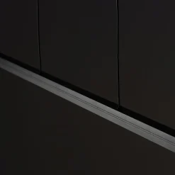 LED Hängeleuchte 3000 K 1150 lm Schwarz B; 150 cm länglich