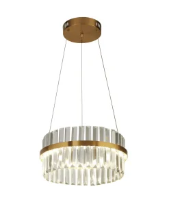 LED Kronleuchter Kristall 4000 K 1082 lm D: 35 cm rund