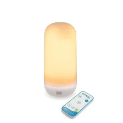 LED Laterne Akku Dimmer Fernbedienung H: 30 cm IP54 kabellos