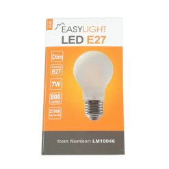 LED Leuchtmittel E27 2700 K 800 lm 7W Dimmbar - LM10046
