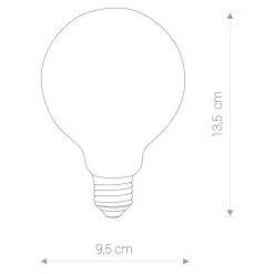 LED Leuchtmittel E27 rund 300 K 840 lm Matt - LM109