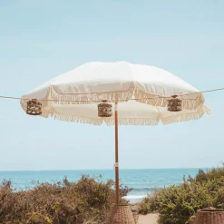 LED Lichterkette Solar 5 m IP44 Jute Seegras 2700 K Outdoor