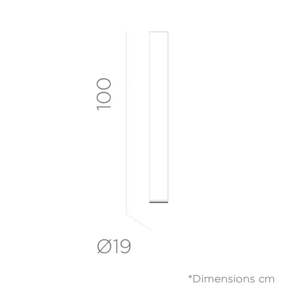 LED Lichtsäule Farbwechsel dimmbar 100 cm IP65 Akku kabellos