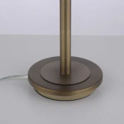 LED Nachttischleuchte dimmbar Touch Alabasterglas 28 cm