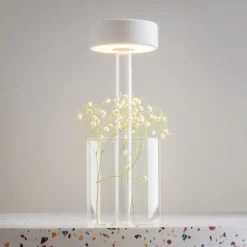 LED Nachttischleuchte Glas Dimmer Touch Schalter 120 lm