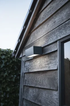 LED Outdoor Wandlampe Anthrazit 4000 K IP54 Up Down