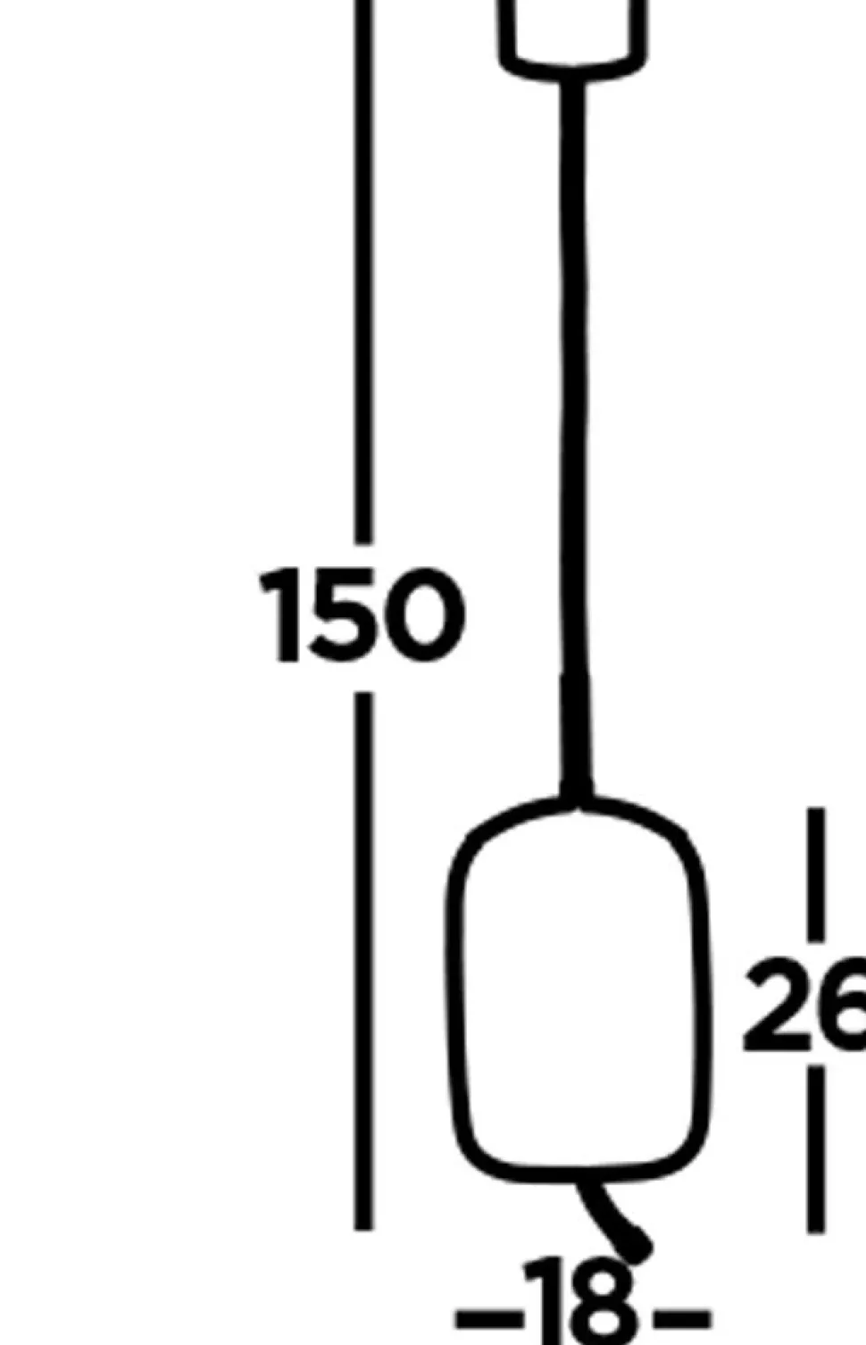 LED Pendelleuchte Grau Ø 18 cm 2700 K Glas Metall