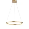 LED Pendelleuchte in Messing dimmbar 3000 K Ø60 cm Ring