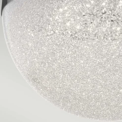 LED Pendelleuchte Kugel Ø 20 cm 3000 K in Chrom