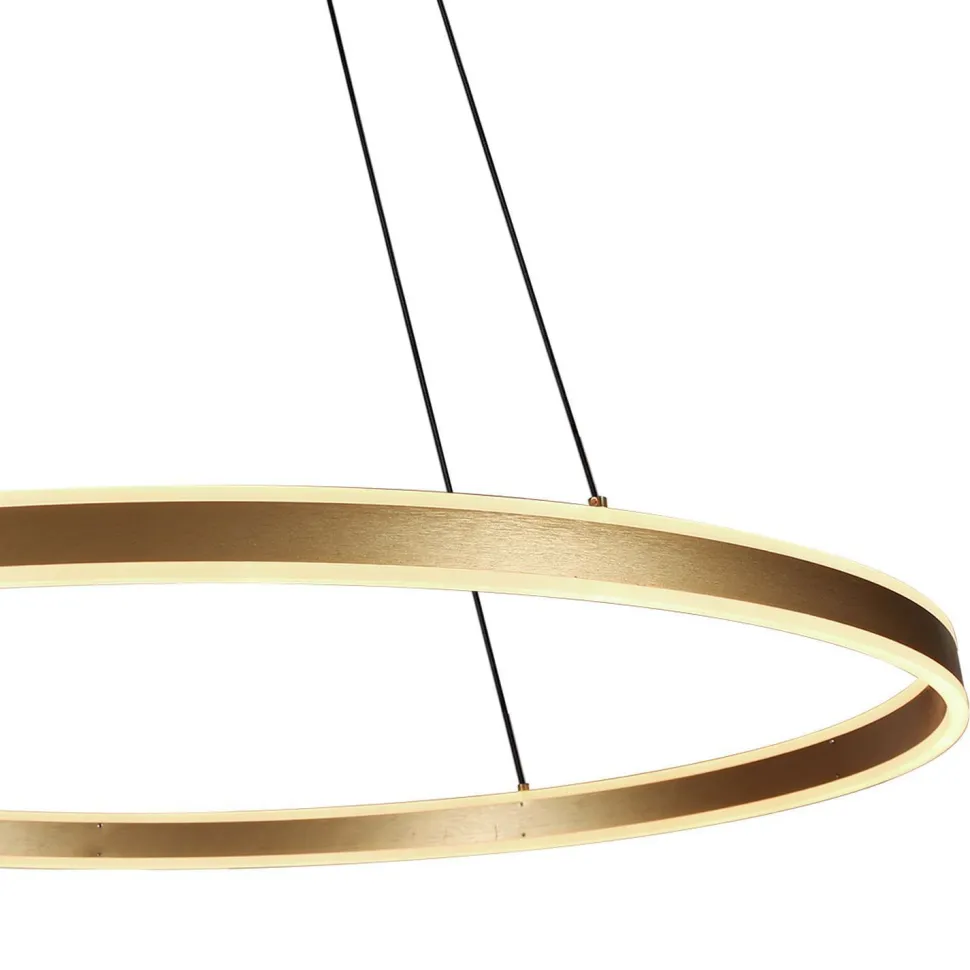 LED Pendelleuchte Metall Kunststoff Ø100 cm 80 W 2700 K